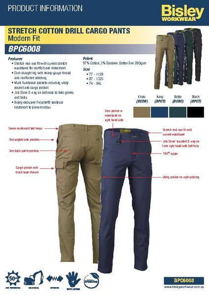 Stretch Cotton Drill Cargo Pants - Picture 18 of 49