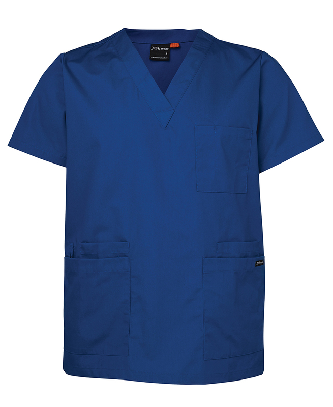 JB's UNISEX SCRUBS TOP ROYAL - 5XL 4SRT JB - Picture 17 of 17