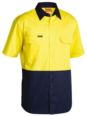 4x Hi Vis Cool Lightweight Drill Shirt - Picture 11 of 26