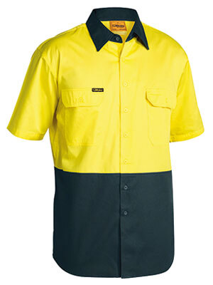 4x Hi Vis Cool Lightweight Drill Shirt - Picture 25 of 26