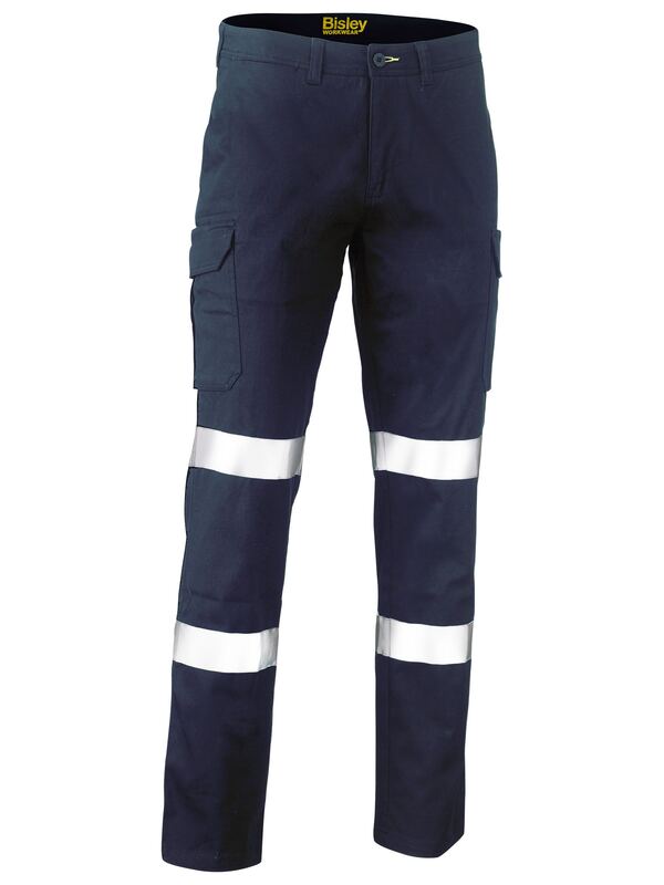 Taped Stretch Cotton Drill Cargo Pants - Picture 5 of 6