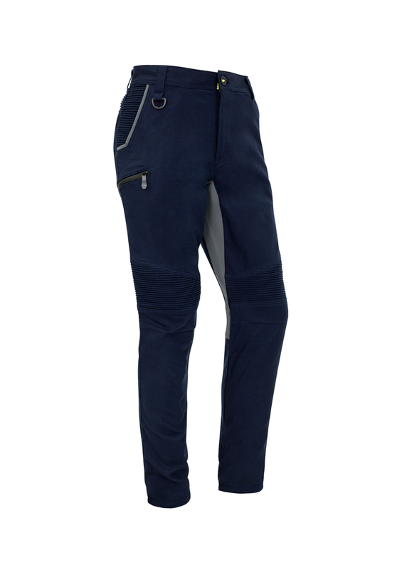 SYZMIK Mens Streetworx Stretch Pant Non-Cuffed ZP320 MENS WORKWEAR - Picture 3 of 34
