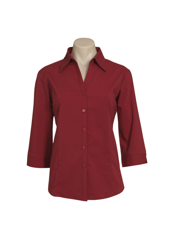 4x BIZ COLLECTION Ladies Metro 3/4 Sleeve Shirt LB7300 - Picture 15 of 58