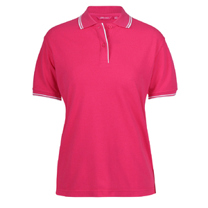 JB's  LADIES CONTRAST POLO  2LCP