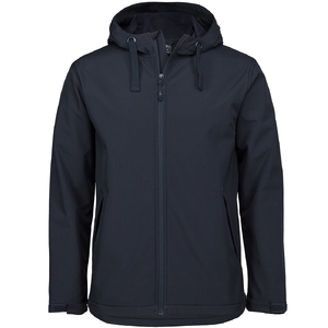 PDM WATER RESISTANT HOODED SOFTSHELL JACKET NAVY-5XL