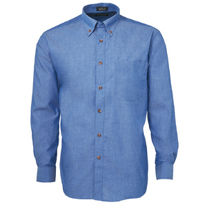 JB's  L/S INDIGO CHAMBRAY SHIRT  4IC