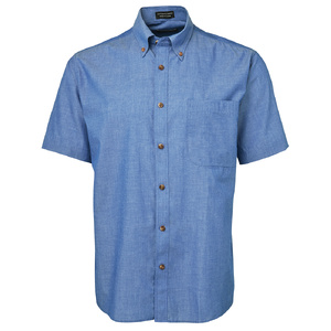 JB's  S/S INDIGO CHAMBRAY SHIRT  4ICS