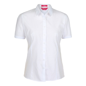 JB's  LADIES S/S CLASSIC POPLIN SHIRT  WHITE - 22 4PS1S