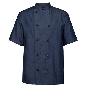 JB's  DENIM  S/S CHEFS JACKET 5CDS