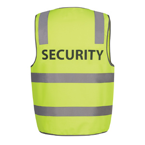 JB's HV (D+N) SAFETY VEST PRINT  SECURITY 6DNS5