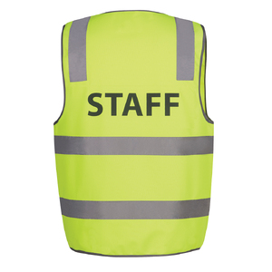 JB's HV (D+N) SAFETY VEST PRINT  STAFF  6DNS6