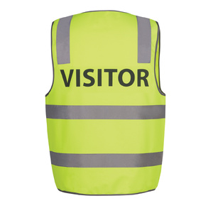 JB's HV (D+N) SAFETY VEST PRINT  VISITOR 6DNS7