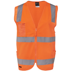 JB's HV (D+N) ZIP SAFETY VEST  6DNSZ