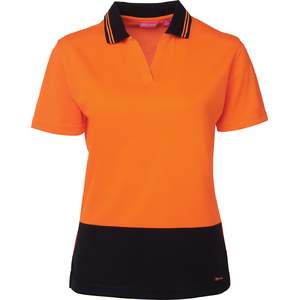 JB's HV 4602.1 LADIES S/S NON BUTTON POLO 6HNB1