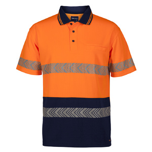 JB's HV S/S SEGMENTED TAPE POLO 6HSST