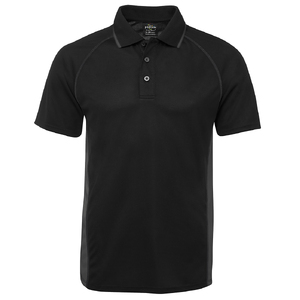 PDM COVER POLO BLACK/CHARCOAL - 5XL