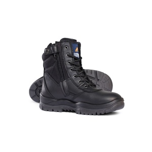 Mongrel Non Safety Series Black High Leg ZipSider Boot 951020