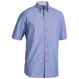 BISLEY  Chambray Shirt - Short Sleeve B71407