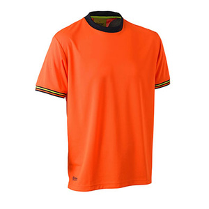 BISLEY Hi vis polyester mesh short sleeve t-shirt BK1220