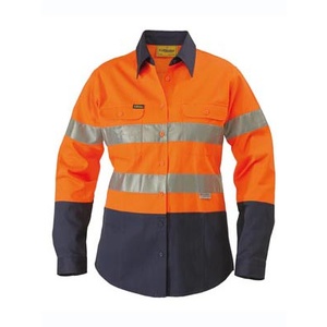 Women's Taped Hi Vis Drill Shirt