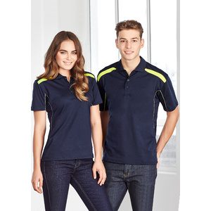 BIZ COLLECTION Mens United Short Sleeve Polo P244MS