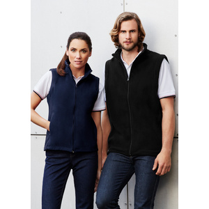 BIZ COLLECTION Ladies Plain Micro Fleece Vest PF905