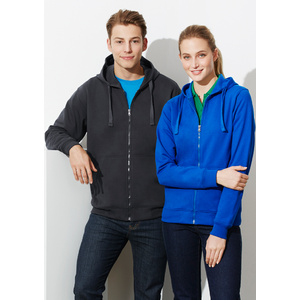 BIZ COLLECTION Mens Crew Zip Hoodie SW762M
