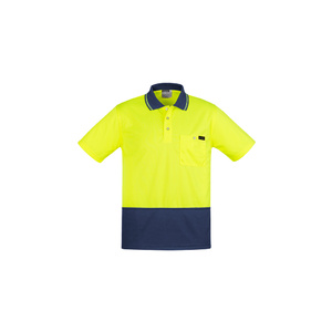 SYZMIK Mens Comfort Back S/S Polo ZH415